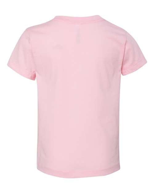 Bella + Canvas 3001T Toddler Jersey Short-Sleeve T-Shirt #color_PINK