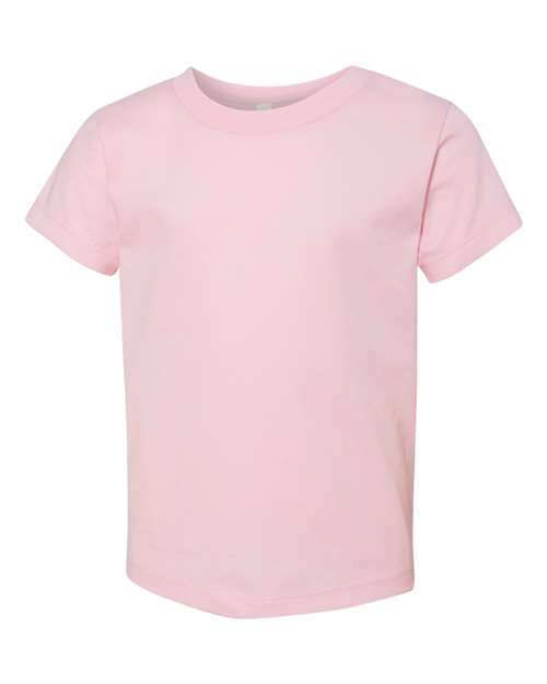 Bella + Canvas 3001T Toddler Jersey Short-Sleeve T-Shirt #color_PINK
