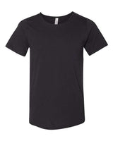 Bella + Canvas B3014 Men's Jersey Raw Neck T-Shirt #color_BLACK