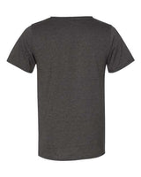 Bella + Canvas B3014 Men's Jersey Raw Neck T-Shirt #color_DARK GRY HEATHER