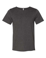 Bella + Canvas B3014 Men's Jersey Raw Neck T-Shirt #color_DARK GRY HEATHER