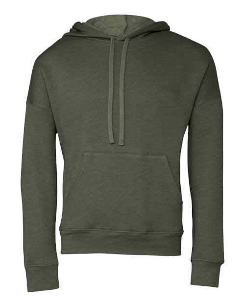 Bella + Canvas 3729 Unisex Sponge Fleece Pullover DTM Hoodie #color_MILITARY GREEN