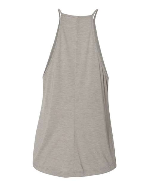 Bella + Canvas 8809 Ladies' Flowy High Neck Tank #color_HEATHER STONE