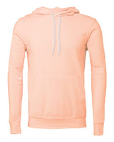 Bella + Canvas 3719 Unisex Sponge Fleece Pullover Hooded Sweatshirt #color_PEACH