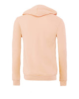Bella + Canvas 3739 Unisex Poly-Cotton Fleece Full-Zip Hooded Sweatshirt #color_PEACH