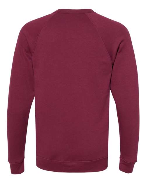Bella + Canvas 3901 Unisex Sponge Fleece Crewneck Sweatshirt #color_MAROON