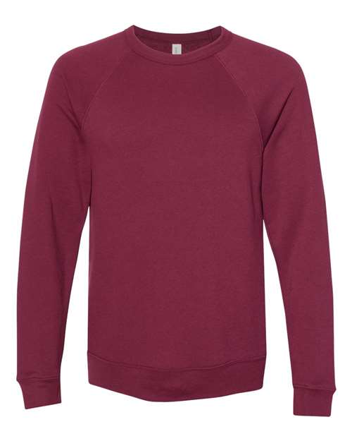Bella + Canvas 3901 Unisex Sponge Fleece Crewneck Sweatshirt #color_MAROON