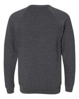 Bella + Canvas 3901 Unisex Sponge Fleece Crewneck Sweatshirt #color_DARK GREY HTHR