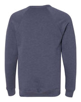 Bella + Canvas 3901 Unisex Sponge Fleece Crewneck Sweatshirt #color_HEATHER NAVY