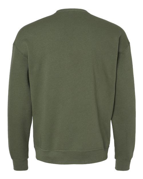 Bella + Canvas 3945 Unisex Drop Shoulder Fleece #color_MILITARY GREEN