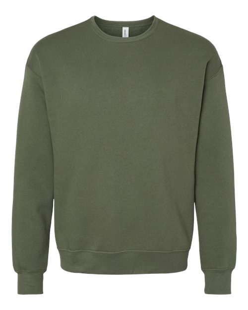 Bella + Canvas 3945 Unisex Drop Shoulder Fleece #color_MILITARY GREEN