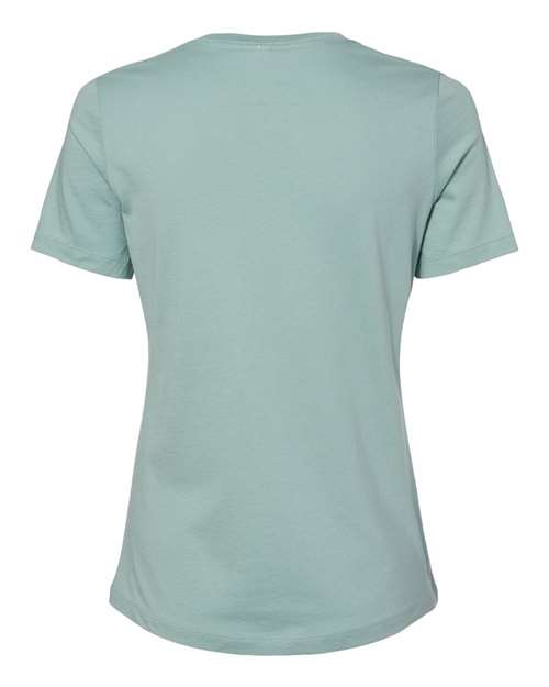 Bella + Canvas B6400 Ladies' Relaxed Jersey Short-Sleeve T-Shirt #color_DUSTY BLUE
