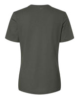 Bella + Canvas B6400 Ladies' Relaxed Jersey Short-Sleeve T-Shirt #color_MILITARY GREEN