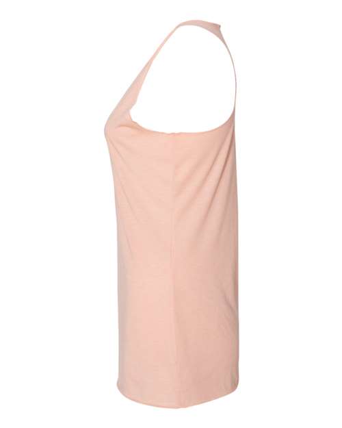 Bella + Canvas 8430 Ladies' Triblend Racerback Tank #color_PEACH TRIBLEND