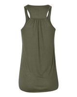 Bella + Canvas B8800 Ladies' Flowy Racerback Tank #color_MILITARY GREEN