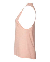 Bella + Canvas B8803 Ladies' Flowy Scoop Muscle Tank #color_PEACH SLUB