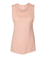 Bella + Canvas B8803 Ladies' Flowy Scoop Muscle Tank #color_PEACH SLUB