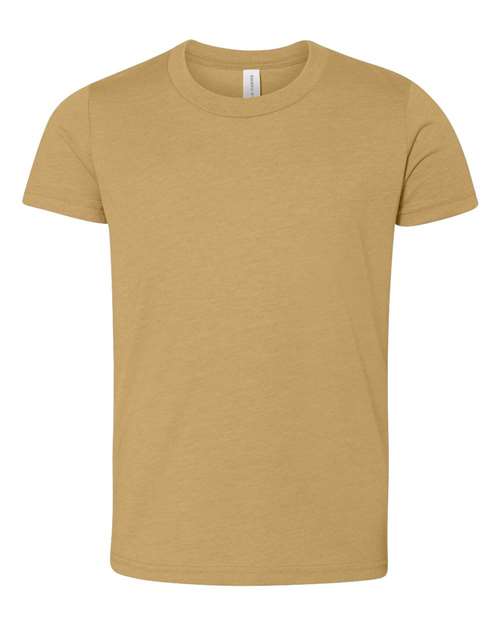Bella + Canvas 3001Y Youth Jersey T-Shirt #color_MUSTARD
