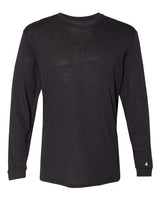 Badger 4944 Triblend Performance Long Sleeve T-Shirt #color_Black