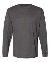 Badger 4944 Triblend Performance Long Sleeve T-Shirt #color_Black Heather