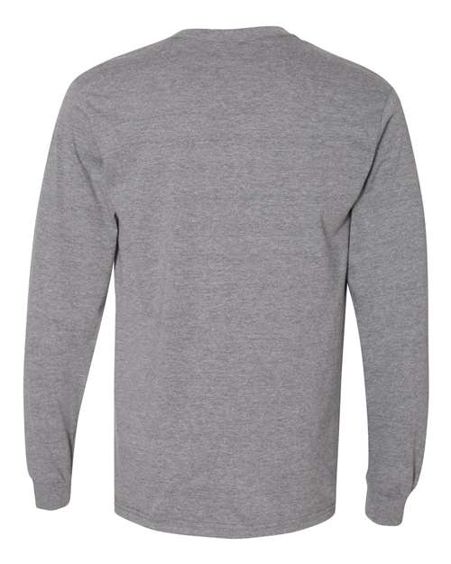 Gildan H400 Hammer Adult Long-Sleeve T-Shirt #color_GRAPHITE HEATHER