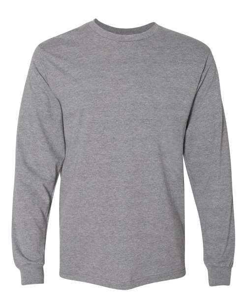 Gildan H400 Hammer Adult Long-Sleeve T-Shirt #color_GRAPHITE HEATHER