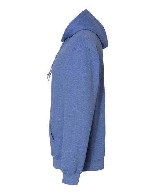 Gildan G185 Adult Heavy Blend 50/50 Hooded Sweatshirt #color_HTHR SPORT ROYAL