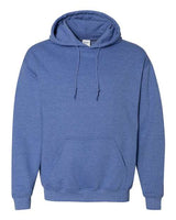 Gildan G185 Adult Heavy Blend 50/50 Hooded Sweatshirt #color_HTHR SPORT ROYAL