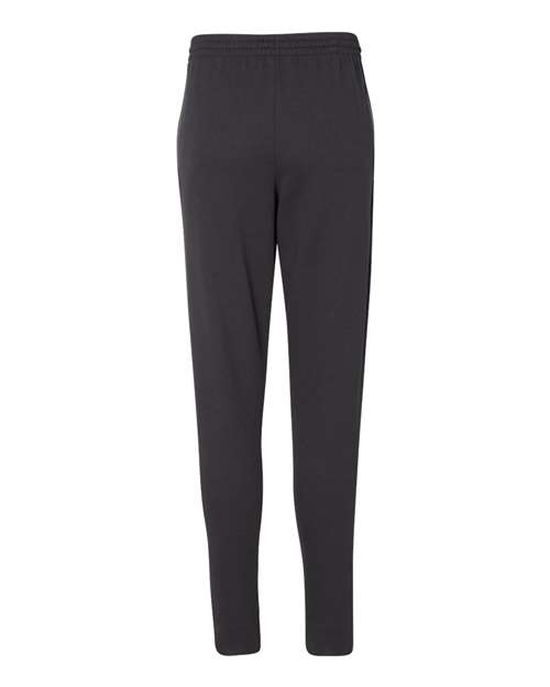 Jerzees 975MPR Adult Nublend Jogger #color_BLACK/ CHRCL GRY