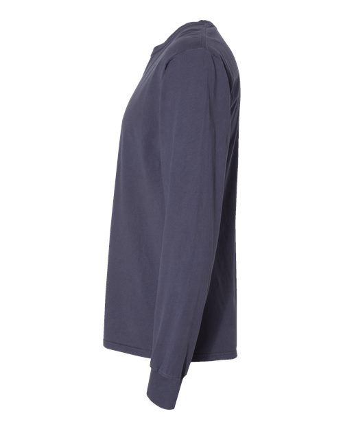ComfortWash by Hanes GDH200 Unisex Garment-Dyed Long-Sleeve T-Shirt #color_ANCHOR SLATE