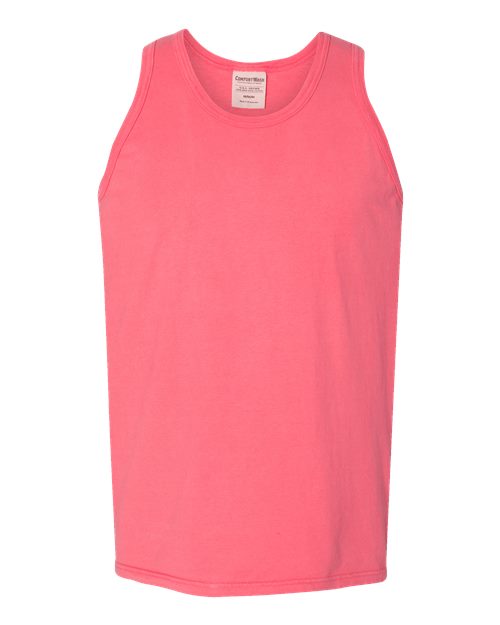 ComfortWash by Hanes GDH300 Unisex Garment-Dyed Tank #color_CORAL CRAZE