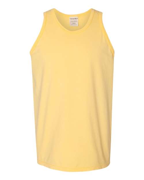 ComfortWash by Hanes GDH300 Unisex Garment-Dyed Tank #color_SUMMER SQUASH