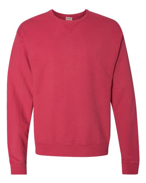 ComfortWash by Hanes GDH400 Unisex Crew Sweatshirt #color_CRIMSON FALL