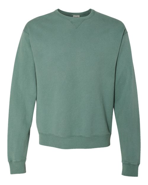 ComfortWash by Hanes GDH400 Unisex Crew Sweatshirt #color_CYPRESS GREEN