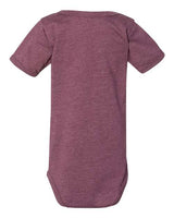 Bella + Canvas 100B Infant Jersey Short-Sleeve One-Piece #color_HEATHER MAROON