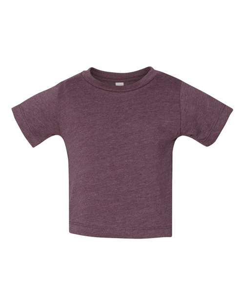 Bella + Canvas 3001B Infant Jersey Short Sleeve T-Shirt #color_HEATHER MAROON