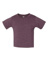 Bella + Canvas 3001B Infant Jersey Short Sleeve T-Shirt #color_HEATHER MAROON