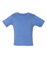 Bella + Canvas 3001B Infant Jersey Short Sleeve T-Shirt #color_HTHR COLUM BLUE