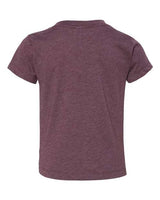 Bella + Canvas 3001T Toddler Jersey Short-Sleeve T-Shirt #color_HEATHER MAROON