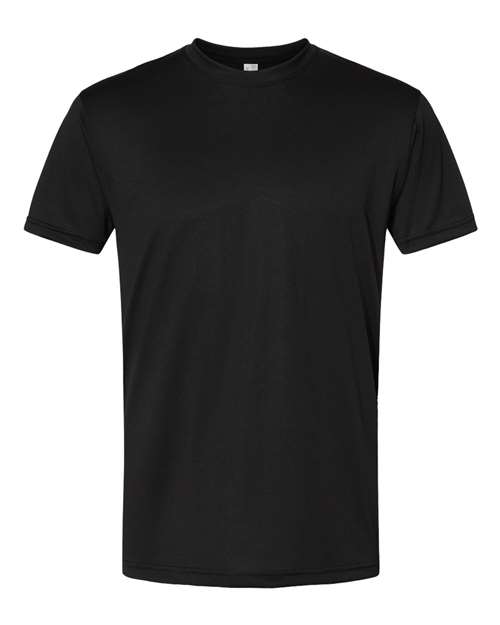Bayside BA5300 Unisex 4.5 oz., Polyester Performance T-Shirt #color_BLACK