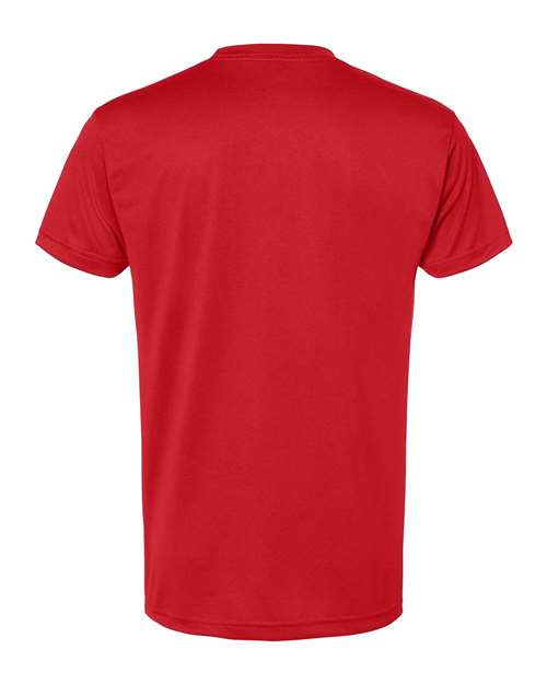Bayside BA5300 Unisex 4.5 oz., Polyester Performance T-Shirt #color_RED
