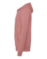 Bella + Canvas 3739 Unisex Poly-Cotton Fleece Full-Zip Hooded Sweatshirt #color_MAUVE