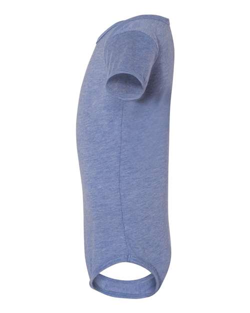 Bella + Canvas 134B Infant Triblend Short-Sleeve One-Piece #color_BLUE TRIBLEND
