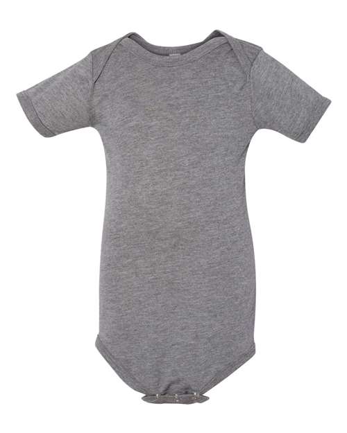 Bella + Canvas 134B Infant Triblend Short-Sleeve One-Piece #color_GREY TRIBLEND