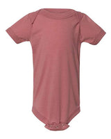 Bella + Canvas 134B Infant Triblend Short-Sleeve One-Piece #color_MAUVE TRIBLEND