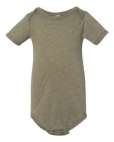 Bella + Canvas 134B Infant Triblend Short-Sleeve One-Piece #color_OLIVE TRIBLEND