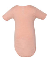 Bella + Canvas 134B Infant Triblend Short-Sleeve One-Piece #color_PEACH TRIBLEND