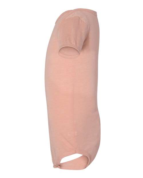 Bella + Canvas 134B Infant Triblend Short-Sleeve One-Piece #color_PEACH TRIBLEND