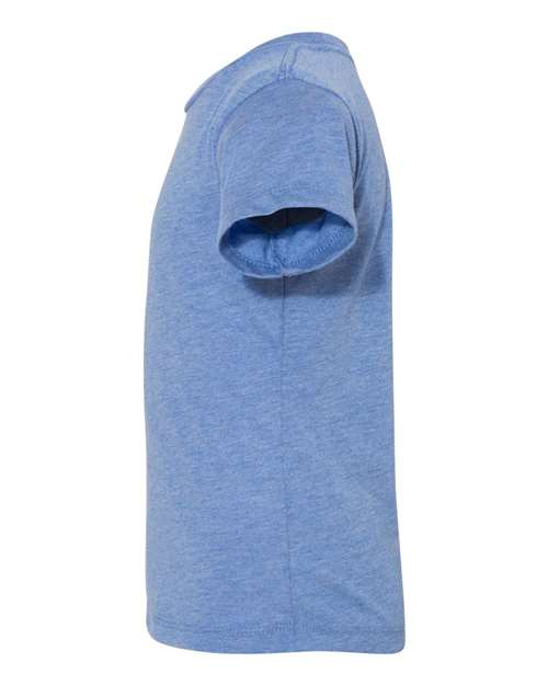 Bella + Canvas 3413T Toddler Triblend Short-Sleeve T-Shirt #color_BLUE TRIBLEND
