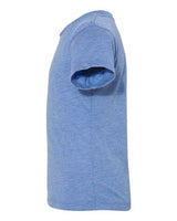 Bella + Canvas 3413T Toddler Triblend Short-Sleeve T-Shirt #color_BLUE TRIBLEND